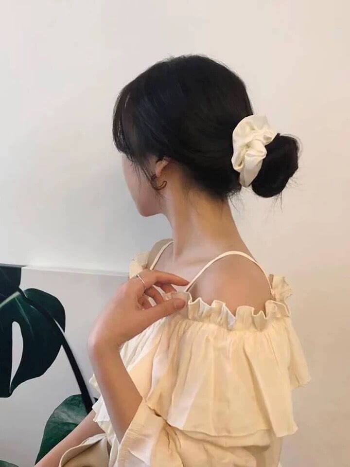 Silk Scrunchie Elastic Handmade Multicolor Hair Band