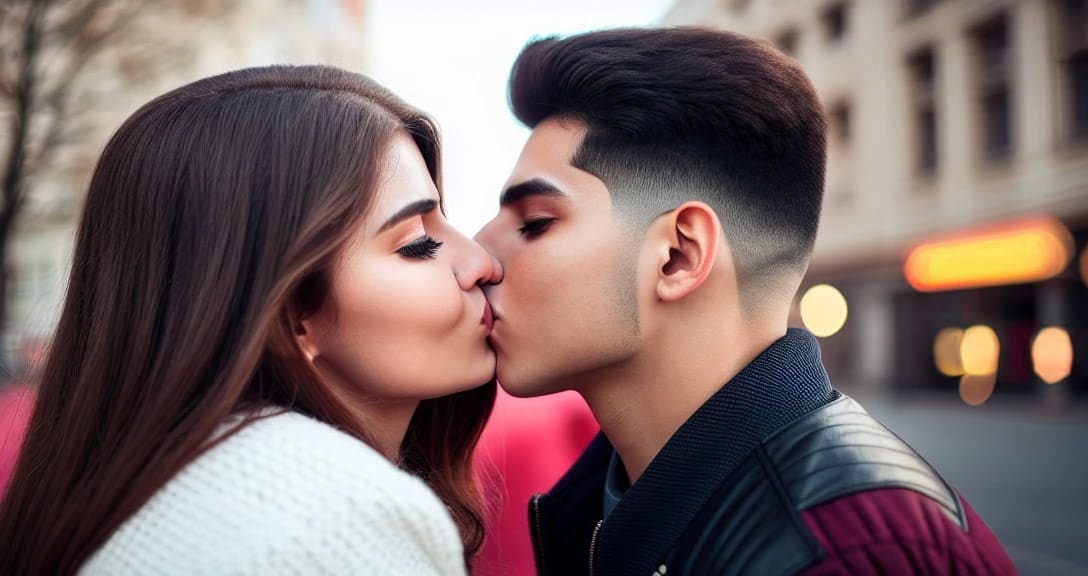 Kissing (Stock Photo)
