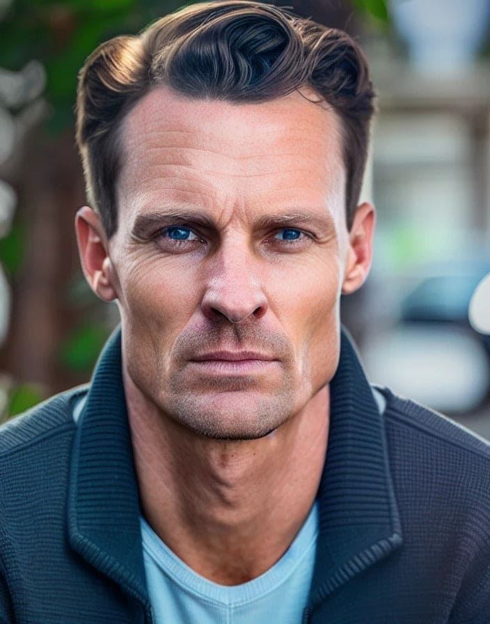 Man Looking (Stock Photo)