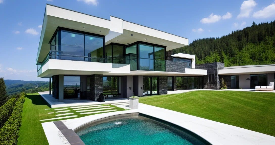 Moderen House (Stock Photo)