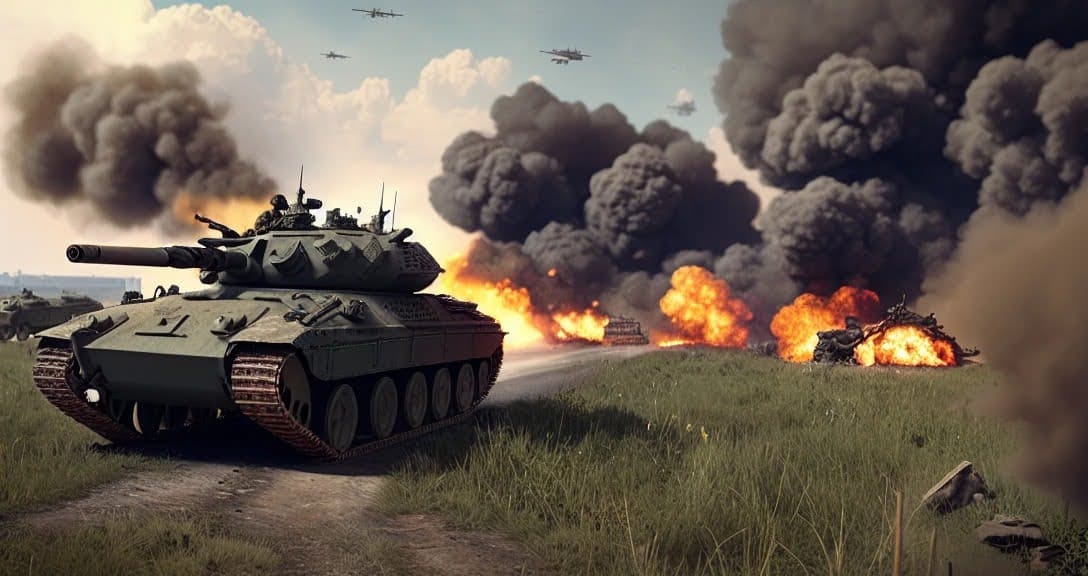 Tanks War (Stock Photo)