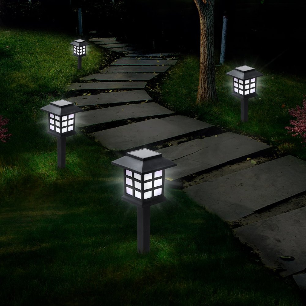 2/4/6/8pcs Lights Waterproof Solar Lamp