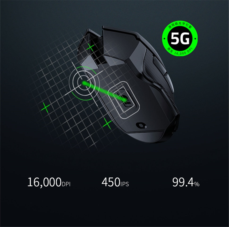 Wireless Gaming Mouse Bluetooth 16000DPI