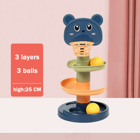 Rolling Ball Pile Tower Early Educational Toy