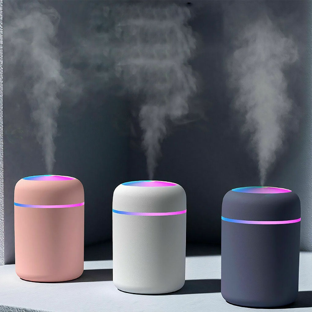 Portable 300ml Humidifier USB Diffuser Mist Purifier