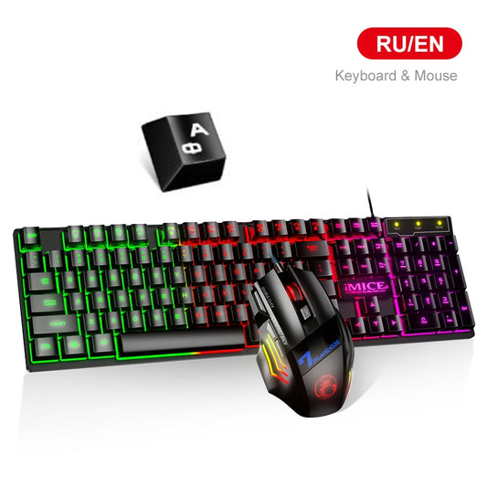 Gamer Keyboard And Mouse RGB Backlit