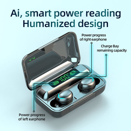 TWS Bluetooth Headset Dual Earphones Noise Reduction