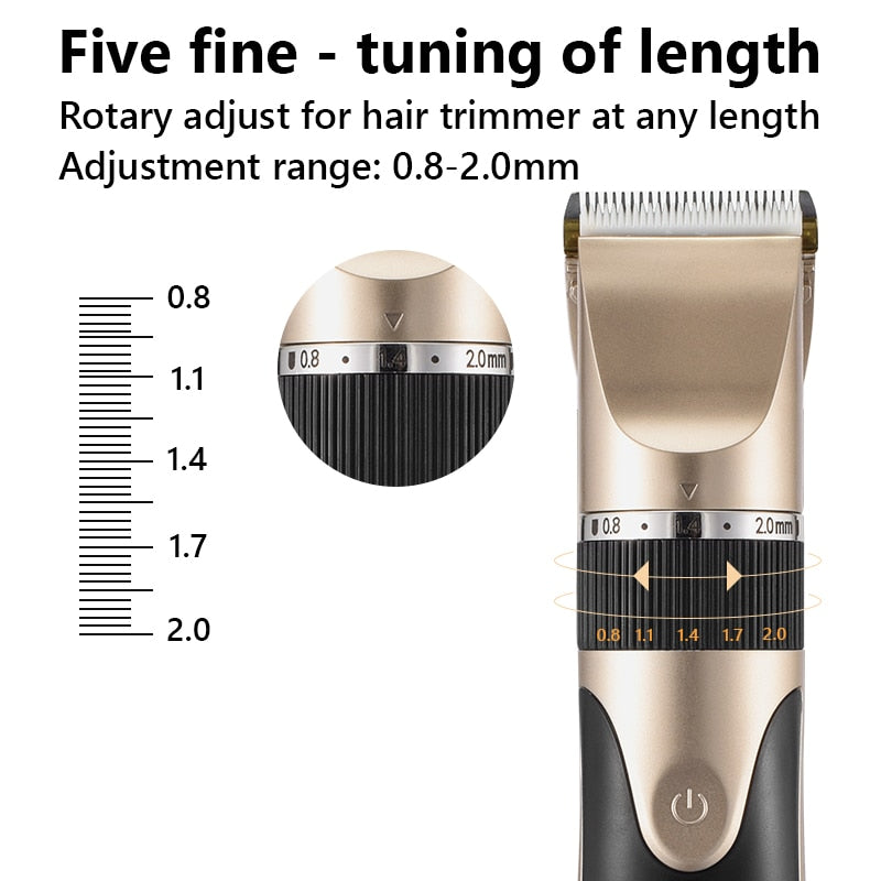 Hair Clipper Trimmer Rechargeable Cutting Machine