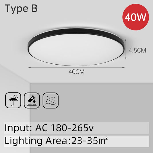 Moderne LED-taklampe