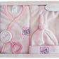 4 Piece Fleece Set - Pink