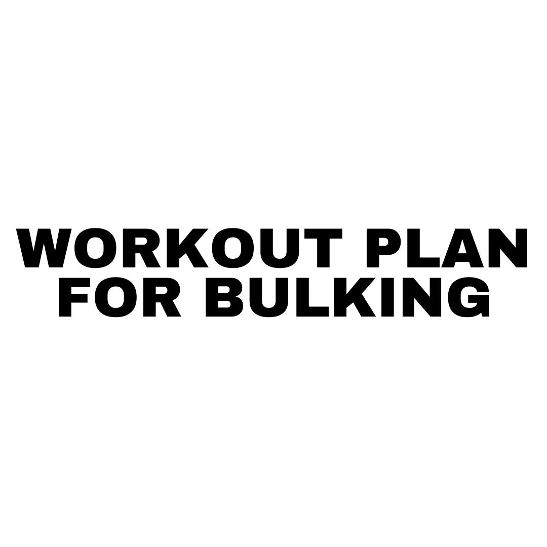 Workout Plan | Bulking & Muscle Gain