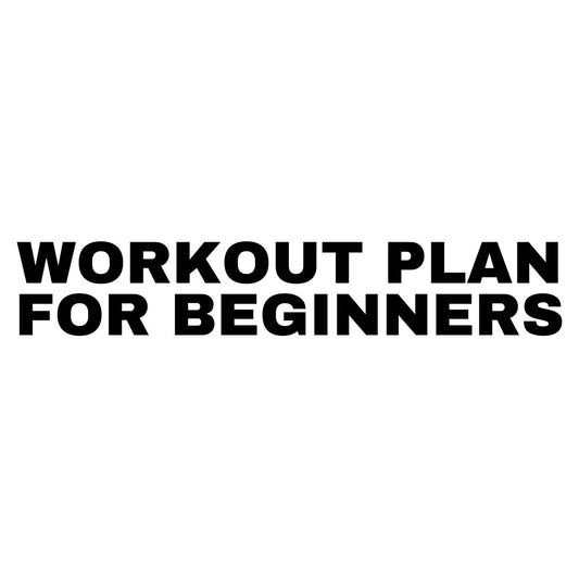 Workout Plan For Beginners