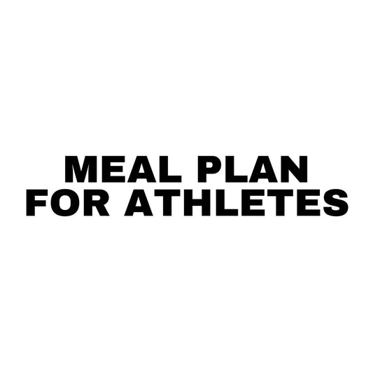 Meal Plans For Athletes