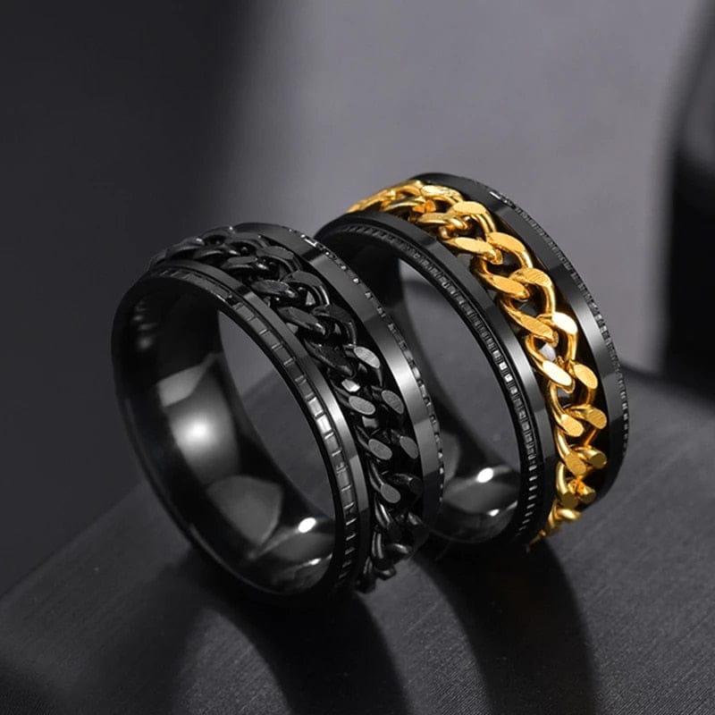 Cool Stainless Steel Rotatable Ring