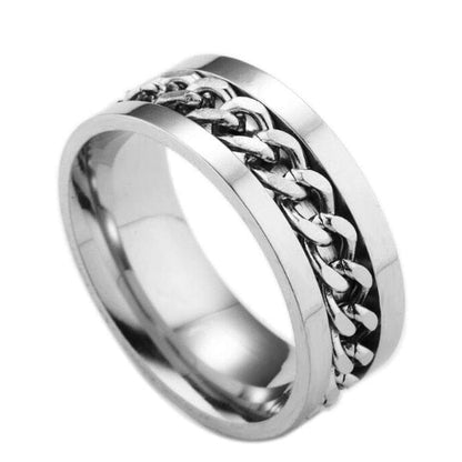 Cool Stainless Steel Rotatable Ring