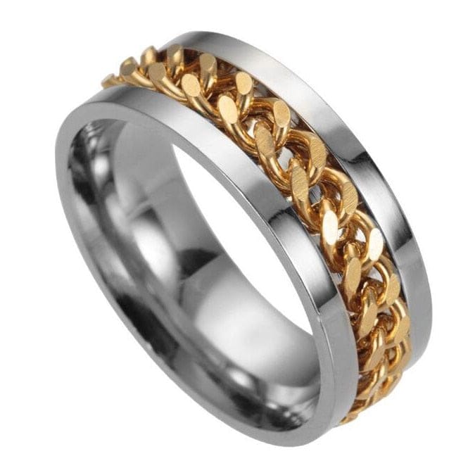 Cool Stainless Steel Rotatable Ring