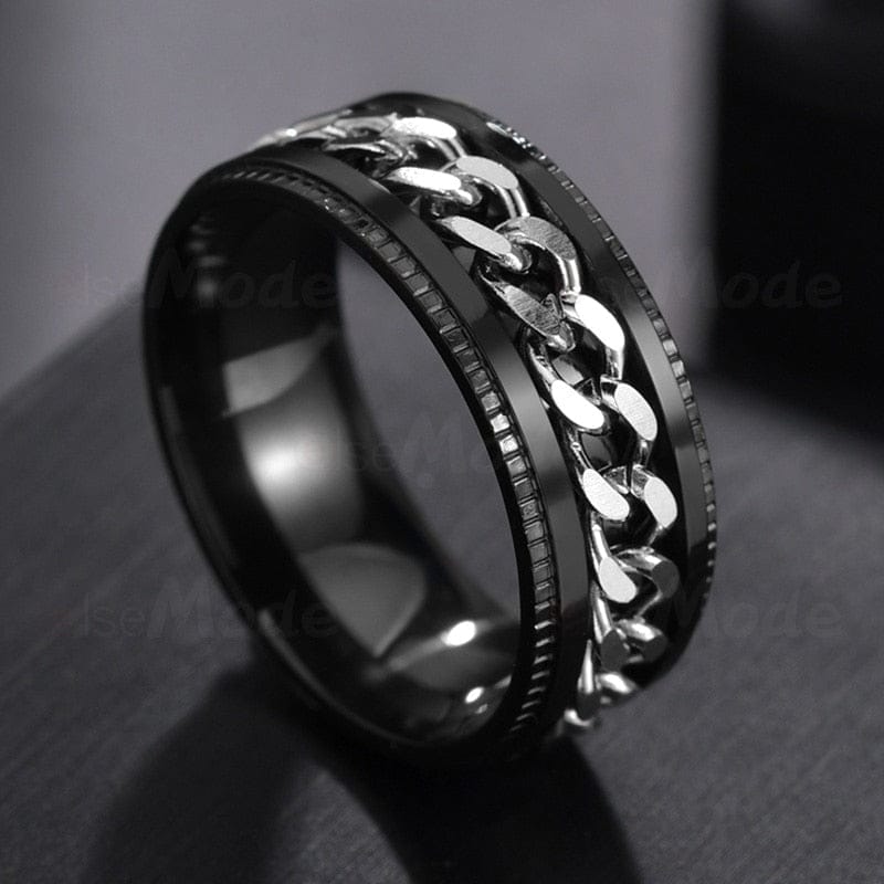 Cool Stainless Steel Rotatable Ring