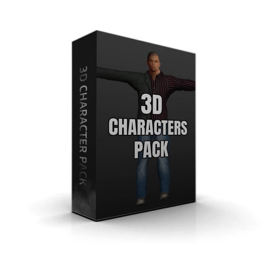 3D Character Models Pack