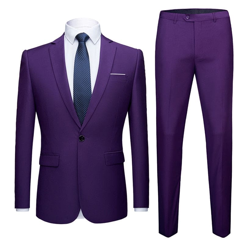 Jacket + Pants 2 Pieces Set Suit