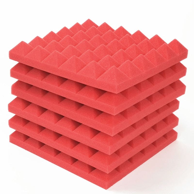 12/24Pcs 30x30x5cm Studio Acoustic Foam Panels Sound Insulation Treatment