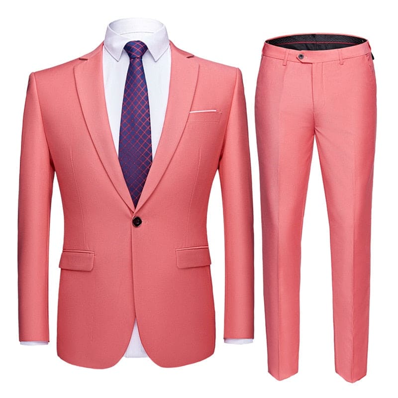 Jacket + Pants 2 Pieces Set Suit