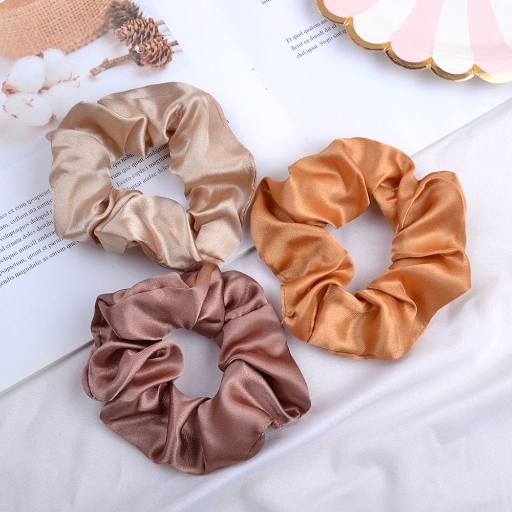 Silk Scrunchie Elastic Handmade Multicolor  Hair Band