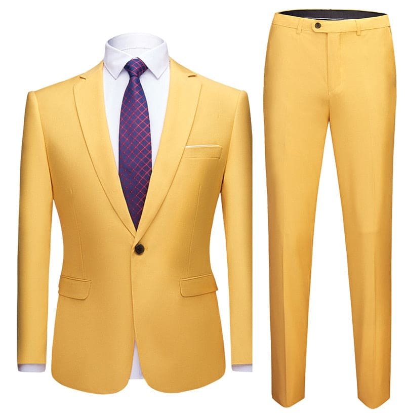 Jacket + Pants 2 Pieces Set Suit