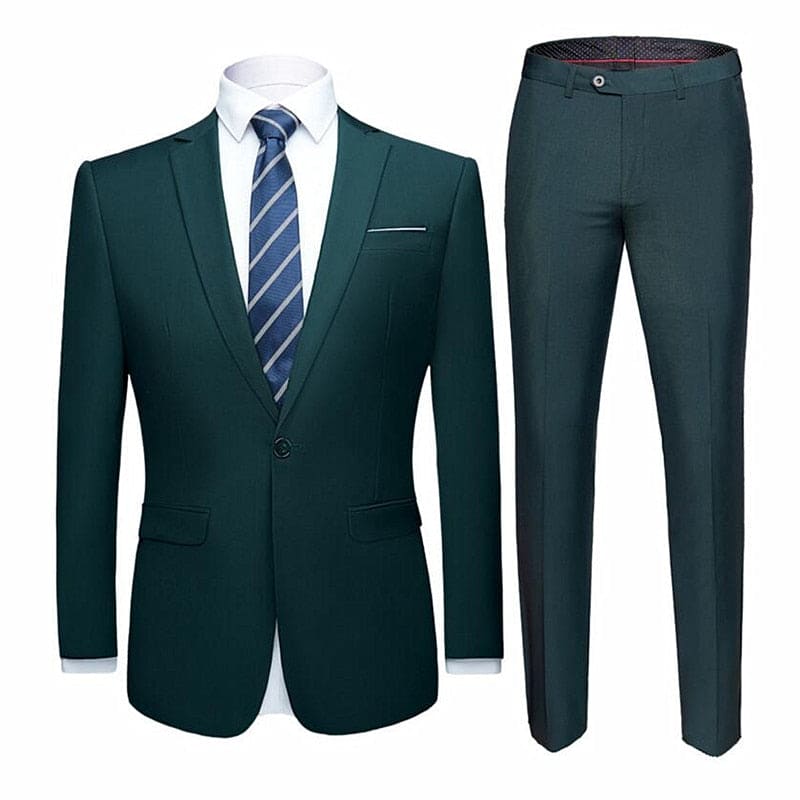 Jacket + Pants 2 Pieces Set Suit