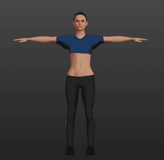 Female 3D Character Model