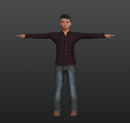 Kid 3D Character Model