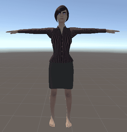 Female 3D Character Model