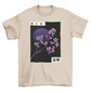 Vaporwave t-skjorte med kirsebærblomster