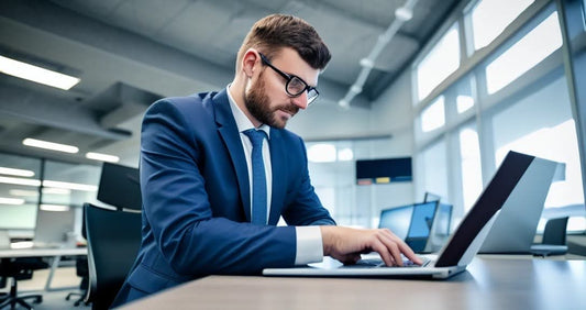Laptop Work (Stock Photo)