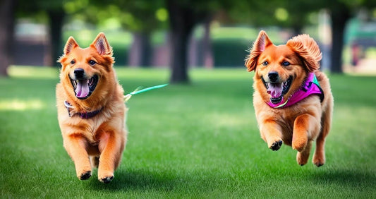 Dogs Running (Stock Photo)