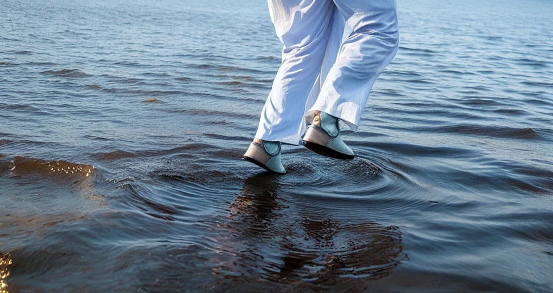 Walking On Water (Stock Photo)