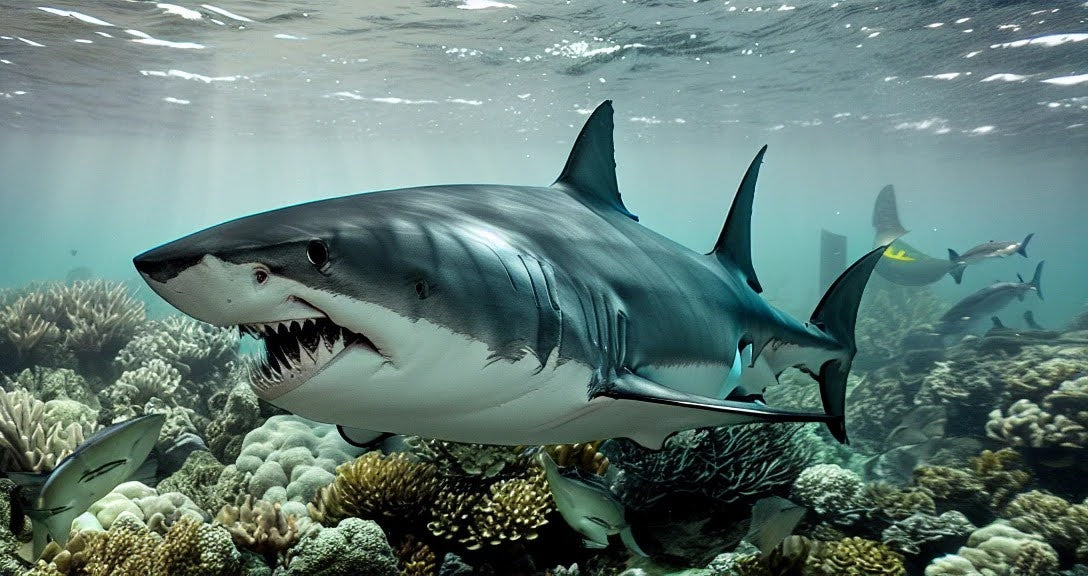 Shark Underwater (Stock Photo)