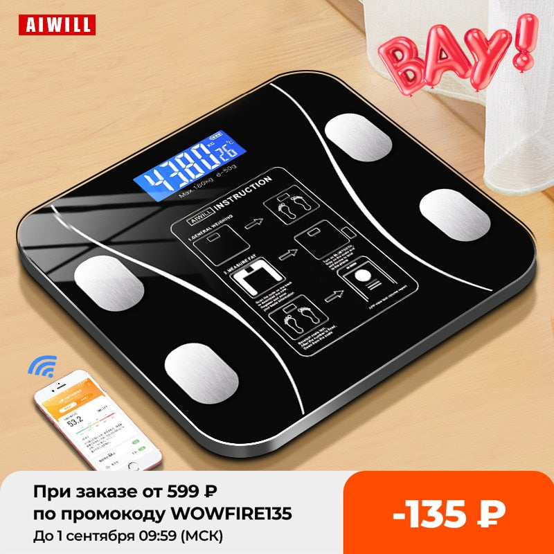 Body Fat Scale Smart Wireless Weight App