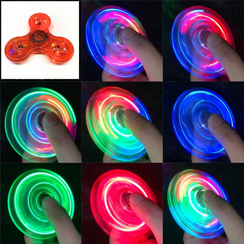 LED light Fidget Spinner Toy