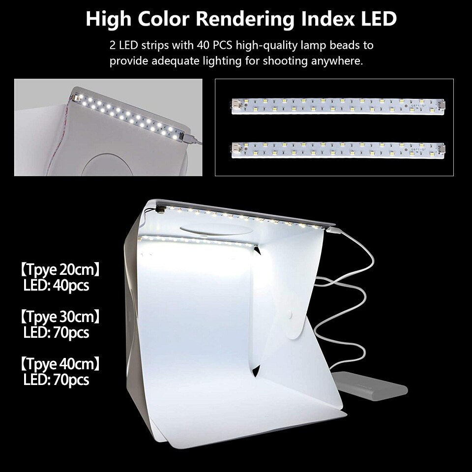 Folding Lightbox Portable Photography Photo Studio Tent