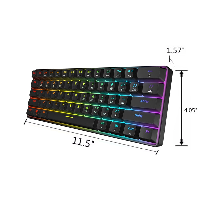 Mekaniske tastaturer - Trådløs Bluetooth RGB