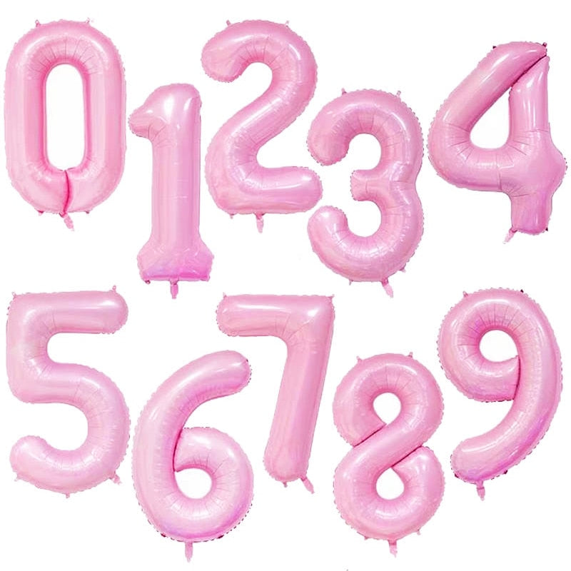 40Inch Birthday Balloons Helium Numbers