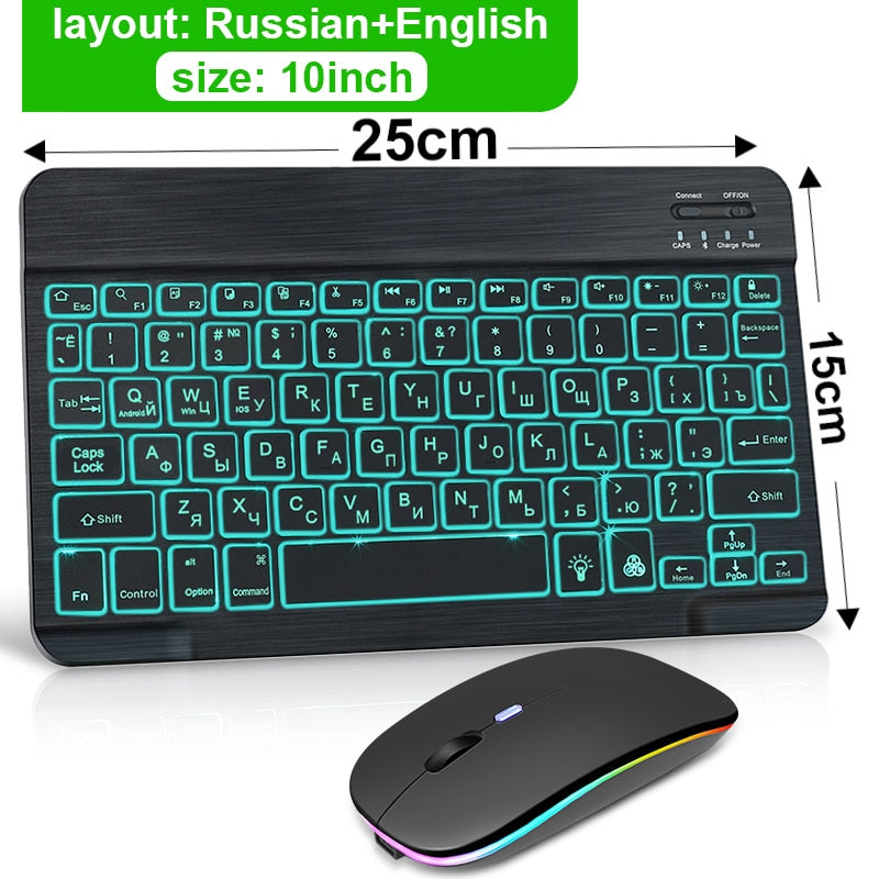 RGB Bluetooth trådløst tastatur