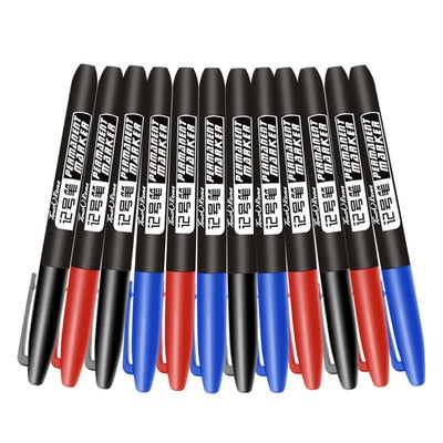 6 Pcs/Set Permanent Marker Pen Waterproof Ink