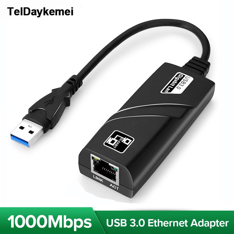 10/100/1000 Mbps USB TypeC - Lan Ethernet-adapter