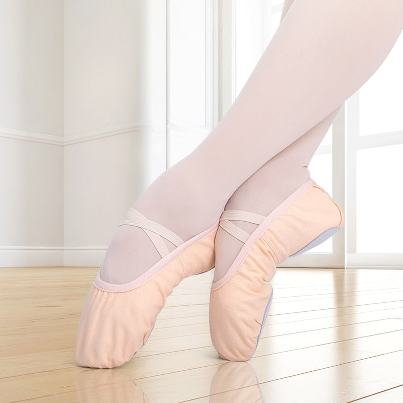 Ballet Shoes Canvas Soft Sole Dance Slippers