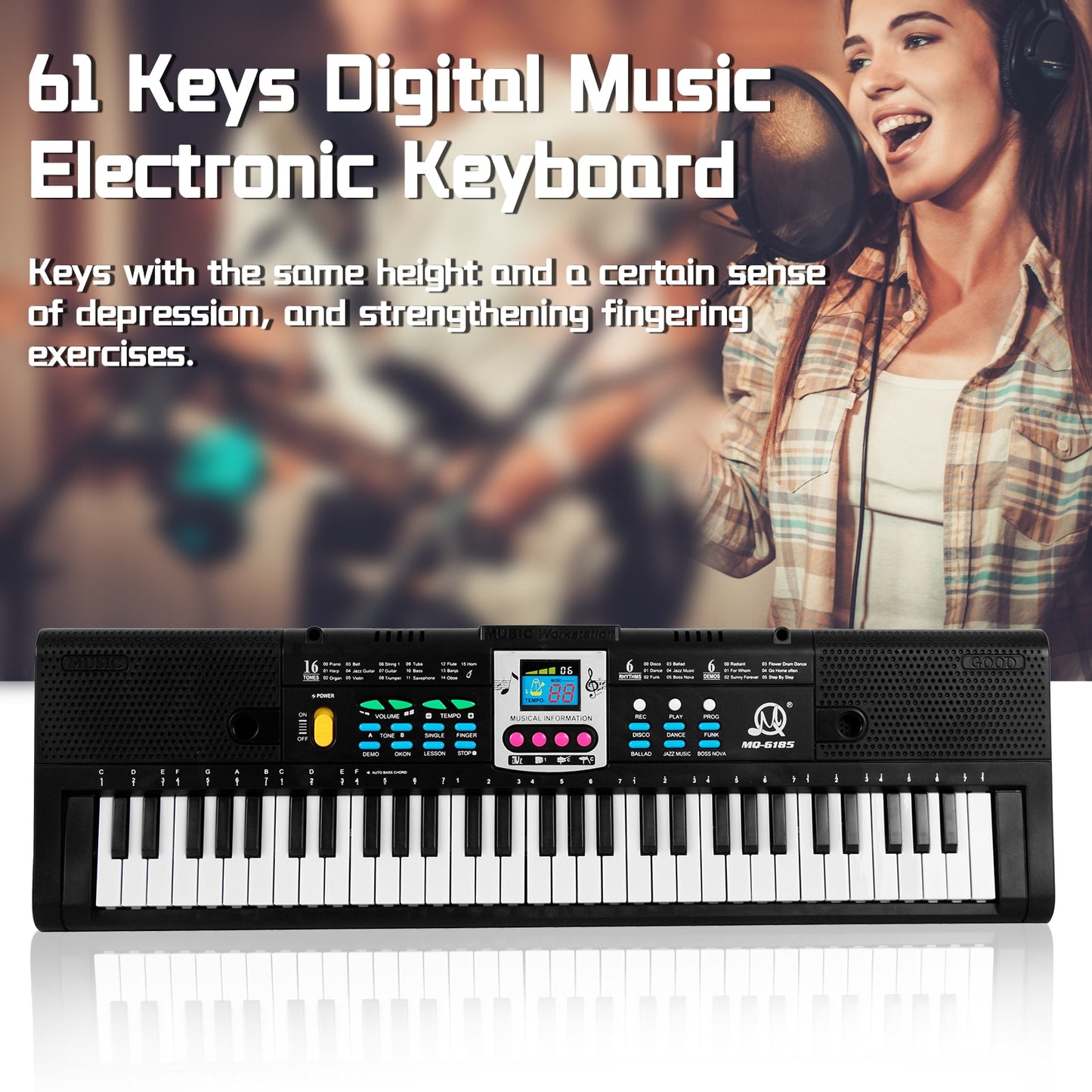 61 Keys Electric Piano Keyboard instrument