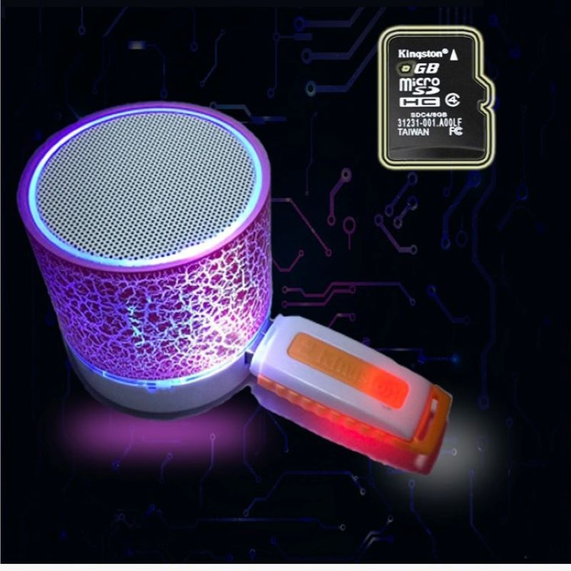 Portable Mini LED Wireless Bluetooth Speaker