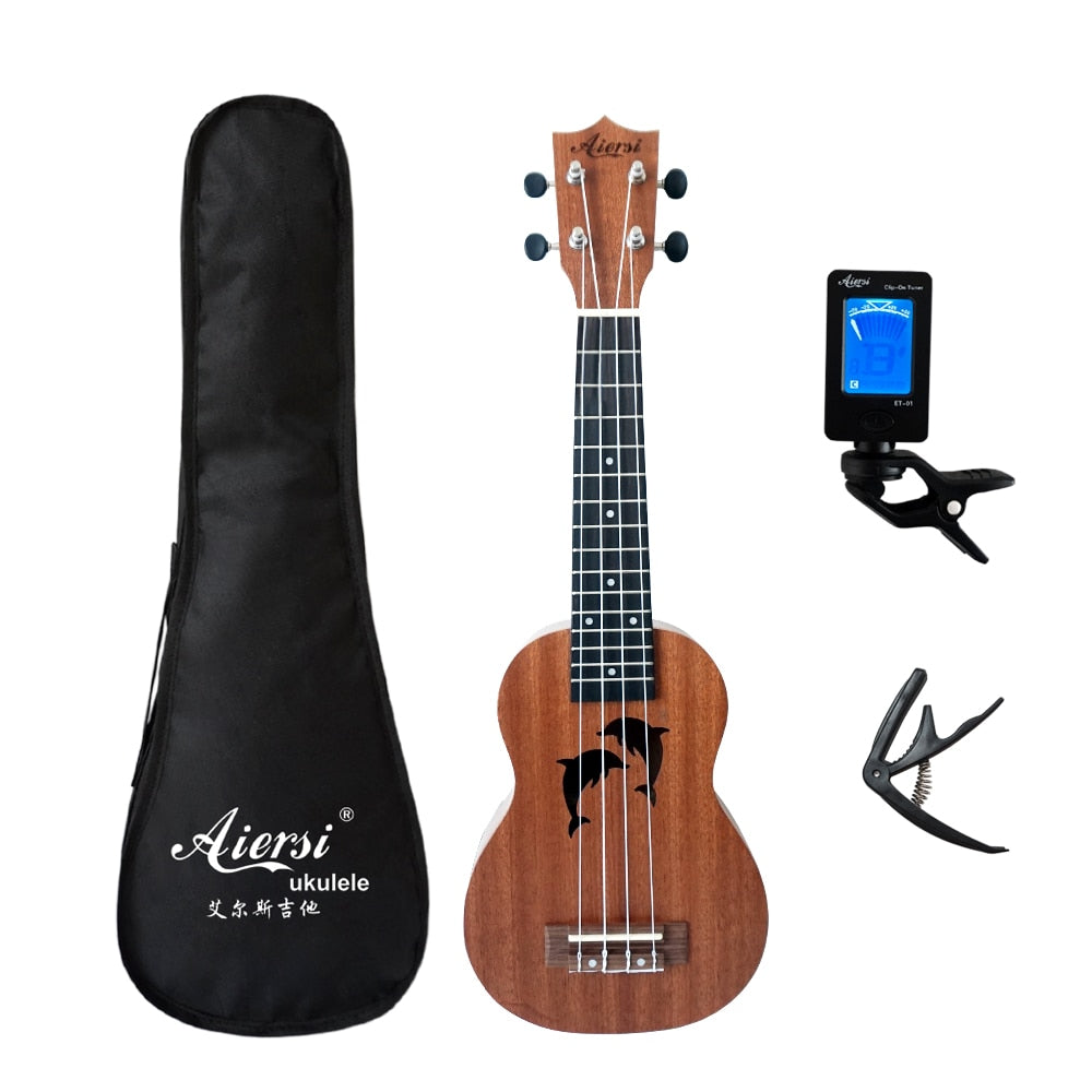 21 tommer ukelele 4 streng