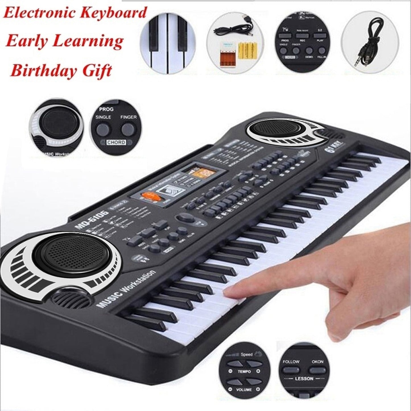 61 Keys Electric Piano Keyboard instrument