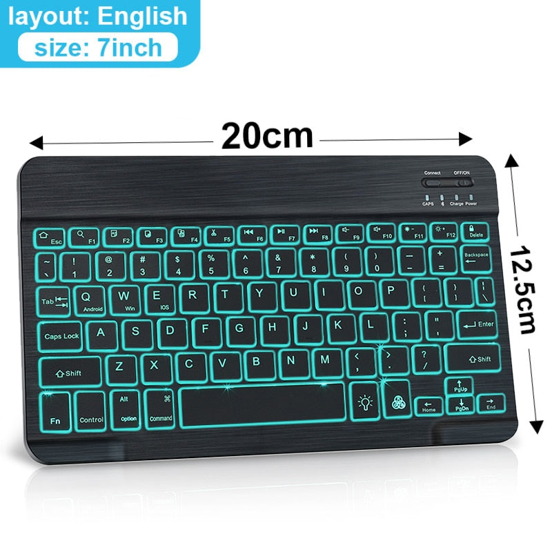 RGB Bluetooth trådløst tastatur